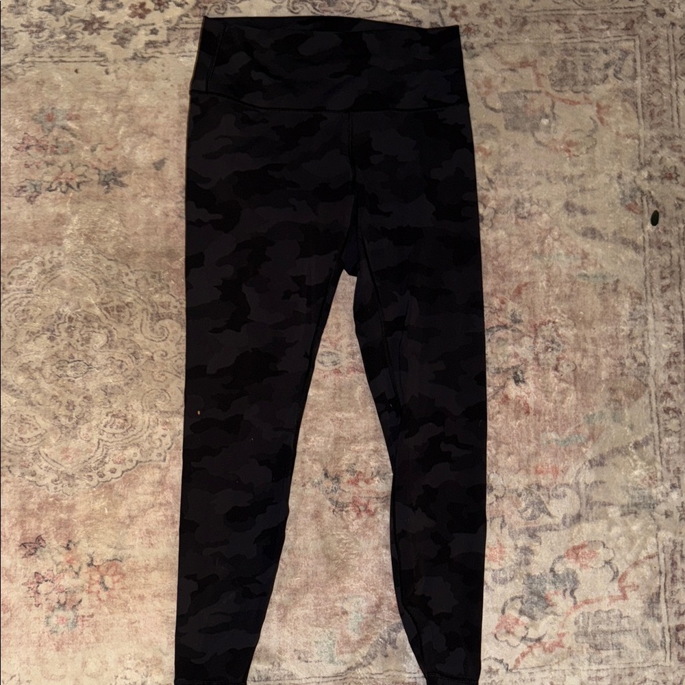 Lululemon Athletica Dark Camouflage Leggings